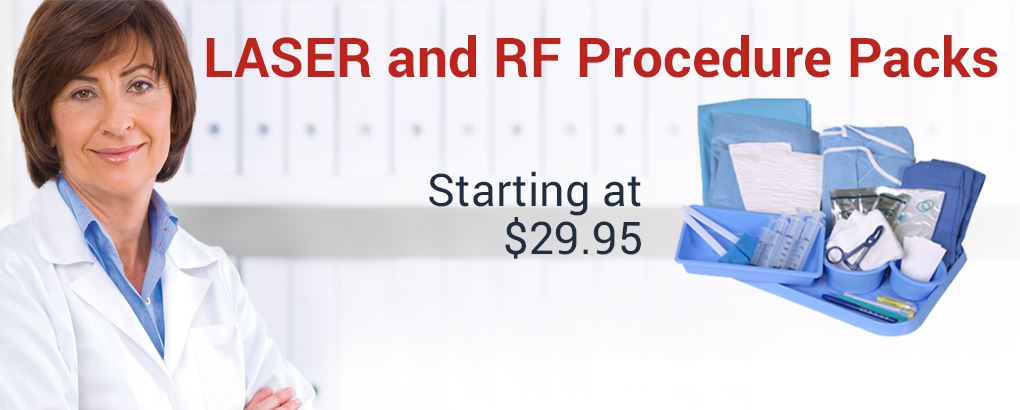 Laser and RF Procedure Packs starting at $29.95
